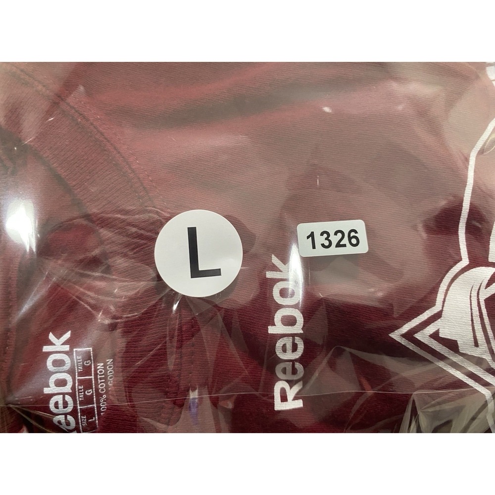 Reebok Colorado Avalanche Men Long Sleeve T-Shirt Crew Neck Red Size L RN119208 - Picture 8 of 8
